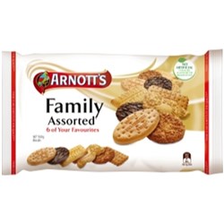 ARNOTTS FAMILY ASSORTED Biscuits 500 gms