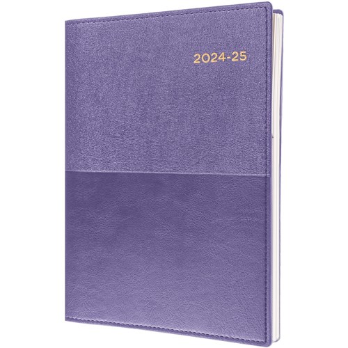 Diaries & Calendars - Collins Vanessa Financial Year Diary A4 Day to ...